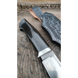 ЧОРНИЙ КЛИК ніж ручної роботи майстра студії MV Knify, сталь N690™, 61 HRC. Photo 3 ЧОРНИЙ КЛИК ніж ручної роботи майстра студії MV Knify, сталь N690™, 61 HRC. Photo 3